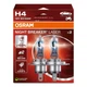 Комплект галогенових ламп OSRAM H4 64193NL-2HB Night Breaker LASER NG +150% 60/55W 12V P43t (2 шт) - изображение 1