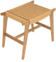 Табурет HOMLA NOVUM Натуральний 52 x 34 x 42 см (5906496739545) - зображення 3