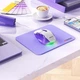 Беспроводная игровая компьютерная мышь Mееtion BTM001 RGB подсветка 2400 DPI 7 кнопок USB 2.4G White-purple - изображение 4