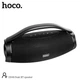 Портативная вluetooth колонка с подсветкой Hoco Peak DS48 Бумбокс IPX6 4000 мАч 2х20Вт microSD Вlack - изображение 5