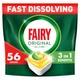 Капсулы для посудомоечных машин Fairy Original Все-в-1 56 шт (8700216237352) - изображение 1