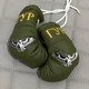 Брелок боксерські рукавички на дзеркало заднього виду ГУР кольору хакі - зображення 1