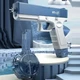 Электрический водяной пистолет Glock с USB зарядкой и большим магазином Синий ( код: WGG-9x19Z ) - изображение 4