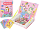 Magnetyczna układanka w formie książki LEAN Toys Jednorożce, pisak,  karty i magnesy (5905679073902) - obraz 1