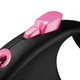Рулетка Flexi Black Design XS, трос 3 м, рожевий - зображення 3