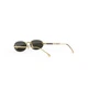 Сонцезахисні окуляри Fendi First Crystal Ovale Sonnenbrille Gold - зображення 3