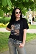 Футболка жіноча літня Fashion 46/48 чорний - зображення 4