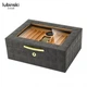 Х'юмідор для 50 сигар «Lubinski» GY Leather Cedar Wood Elc. - изображение 2
