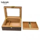 Х'юмідор для 50 сигар «Lubinski» BN Leather Cedar Wood Elc - изображение 3
