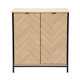 Komoda HOMLA SWEN naturalna z metalowymi nogami 80 x 40 x 88 cm (5904183879109) - obraz 2