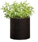 Горщик для квітів Keter 7 л Cylinder Planter Small коричневий 7290103664183 - зображення 1