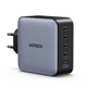 Зарядний пристрій UGREEN Nexode 100W GaN Fast Charger (x563), 5-Port, мережевий, PD3.0, QC4.0, USB 4C1A - зображення 1