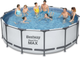 Каркасний басейн Bestway Steel Pro Max 457 x 122 см 18 в 1 з мильною машинкою 56438 (5903890614898) - зображення 3