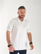 Чоловіча бавовняна футболка-поло Uaclothes XL Білий (like33232-134461354) - зображення 3