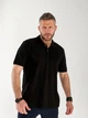 Чоловіча бавовняна футболка-поло Uaclothes XL Чорний (like33233-134471354) - зображення 2