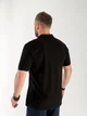 Чоловіча бавовняна футболка-поло Uaclothes XL Чорний (like33233-134471354) - зображення 5
