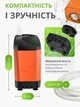 Акумуляторний портативний душ 4800 mAh з індикатором заряду та температури води регулятором напору для кемпінгу будинку дачі 515114214 - зображення 6