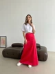 Жіноча шовкова максі спідниця Uaclothes 46-48 Червоний (like33287-135031350) - зображення 1