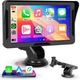 Автомобільний монітор з сенсорним екраном CarPlay Android-Auto Portable Car Mp5 Player 7" дюймів - зображення 1