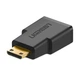 Адаптер UGREEN Mini HDMI Male to HDMI Female Adapter Black (20101) - зображення 2