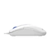 Мишка для ПК A4Tech N-530S дротова 1200dpi White з безшумними кліками, 8 жестів, блакитна підсвітка - зображення 4