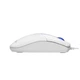 Мишка для ПК A4Tech N-530S дротова 1200dpi White з безшумними кліками, 8 жестів, блакитна підсвітка - зображення 5