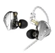 KZ ZSX Terminator (black no mic.) - це гібридні 6-драйверні дротові навушники (1DD+5BA) - зображення 1