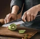 Японський ніж Santoku у подарунковій упаковці TURWHO 5,5" універсальний (X50Cr15MoV Steel"5,5) - зображення 5