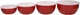Набор мисок для смешивания KitchenAid Universal KQG176OSERE 4 шт красный - изображение 4