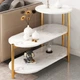 Стол журнальный Modern Home 3 яруса 65 х 40 х 62 см (M50271-W) Белый - изображение 4