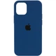 Чехол Fiji Silicone Case для Apple iPhone 12 Pro Max бампер накладка Full Soft Blue Cobalt - изображение 1