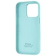 Чохол Fiji Silicone Case для Apple iPhone 16 Pro бампер накладка Soft Touch з мікрофіброю Ice Sea Blue - зображення 2