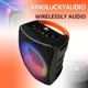 Портативная беспроводная колонка Bluetooth блютуз JBK SІ с LED подсветкой - изображение 3