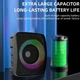 Портативная беспроводная колонка Bluetooth блютуз JBK SІ с LED подсветкой - изображение 7
