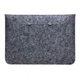 Чохол із повсті CasePro Voground Dark Grey для MacBook Pro 16” M5 | M4 | M3 | M2 | M1 (2021-2026)| MacBook Air 15” M5 | M4 | M3 | M2 (2026 | 2025 | 2024 | 2023) - зображення 3