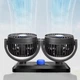 Портативный двухголовый авто вентилятор Car Mounted Fan F30 Свободное вращение 360° 5V Oт USB Black - изображение 3