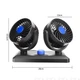 Портативный двухголовый авто вентилятор Car Mounted Fan F30 Свободное вращение 360° 5V Oт USB Black - изображение 6