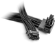 Kabel be quiet! 12V-2X6/12VHPWR 90° Reversed Cable PCI-E 0.7 m Black (4260052191576) - obraz 3