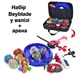 Игровой набор Бейблейд (Beyblade) в кейсе с ареной, 8 волчков Beyblade, 3 пусковых устройства - изображение 1