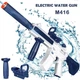 Водяной автомат Water Gun M416 на аккумуляторе - супероружие для летних сражений! - изображение 1