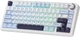 Клавиатура беспроводная AULA F75 Gasket Reaper switch Hot-Swap PBT 2.4G Wireless/BT/USB White (6948391209241) - изображение 3