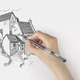Набір гелевих ручок Xiaomi MI Jumbo Gel Ink Pen MJZXB02WC 10 шт. Black - зображення 4