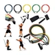 Набір еспандерів для фітнеса багато функціональний 5 джгутів Power Resistance Bands - зображення 9