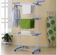 Универсальная складная напольная сушилка для вещей на колесах Garment Rack With Wheels - изображение 11