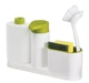 Органайзер для кухонной раковины Sink Tidy Sey, дозатор жидкого мыла и подставка для кухни под мочалки - изображение 8