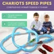 Автотрек Трубопроводный Chariots Speed Pipes 27 деталей - изображение 8
