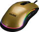 Миша Fourze GM700 USB Black/Gold (5713552002419) - зображення 3