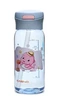 Пляшка для води CASNO 400 мл KXN-1195 Сіра (дельфін) з соломинкою - зображення 1