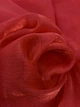 Ткань Органза Жатка Della Bella красная 80г/м2 145см 1пог.м - изображение 1