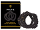 Резинка для волосся Philip B. Smooth Scrunchies чорна 3 шт (850014170578) - зображення 1